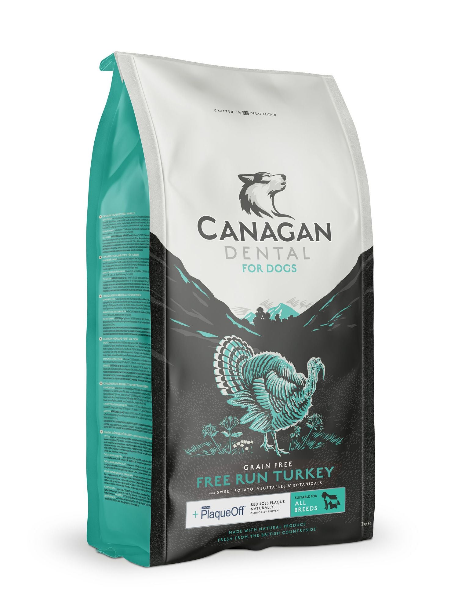  Canagan Dental Grain Free Free Run Turkey Grain Free Dry Dog Food