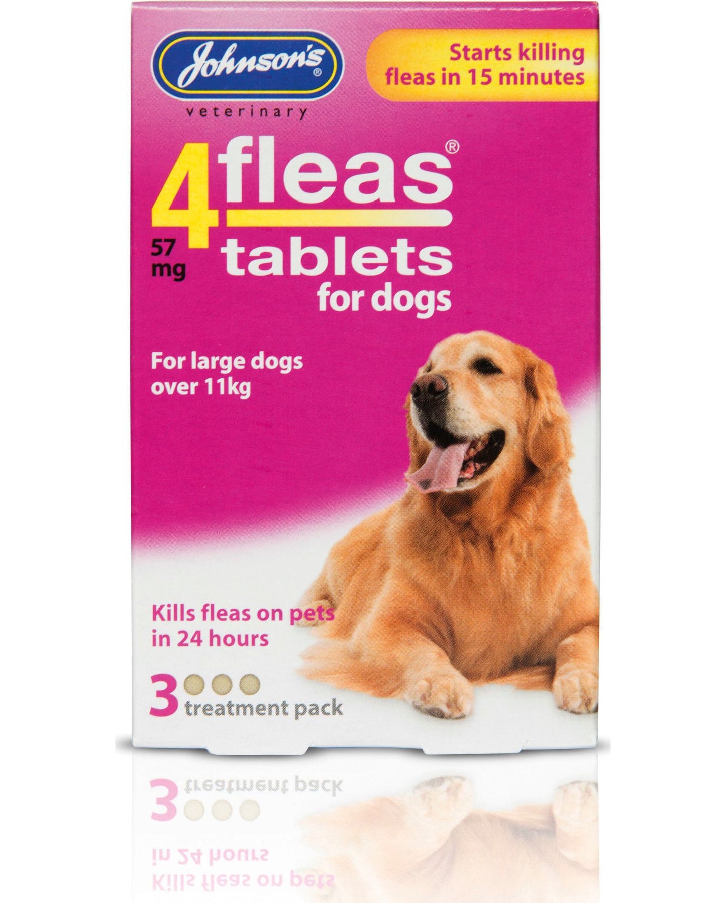  Johnson's 4fleas Tablets For Dogs Over 11kg - 3 Treatments