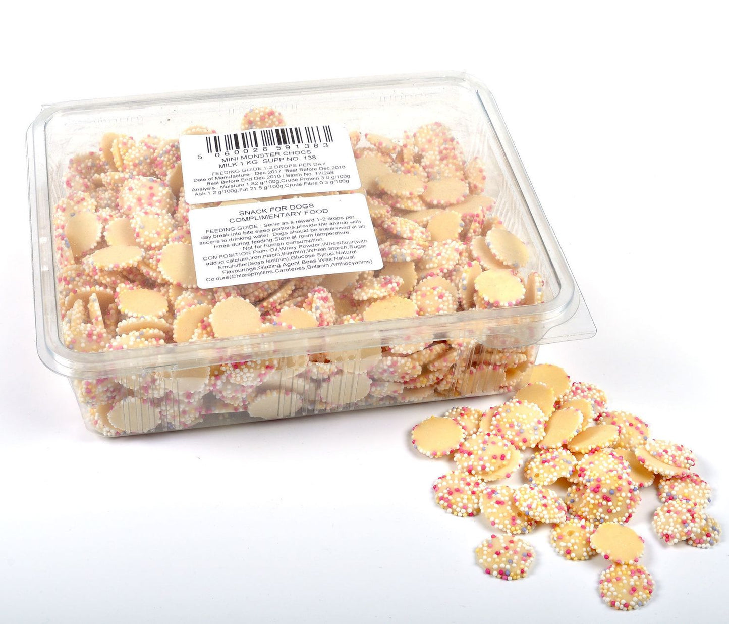  Mini Monster Chocs Milk Chocolate For Dogs 1kg