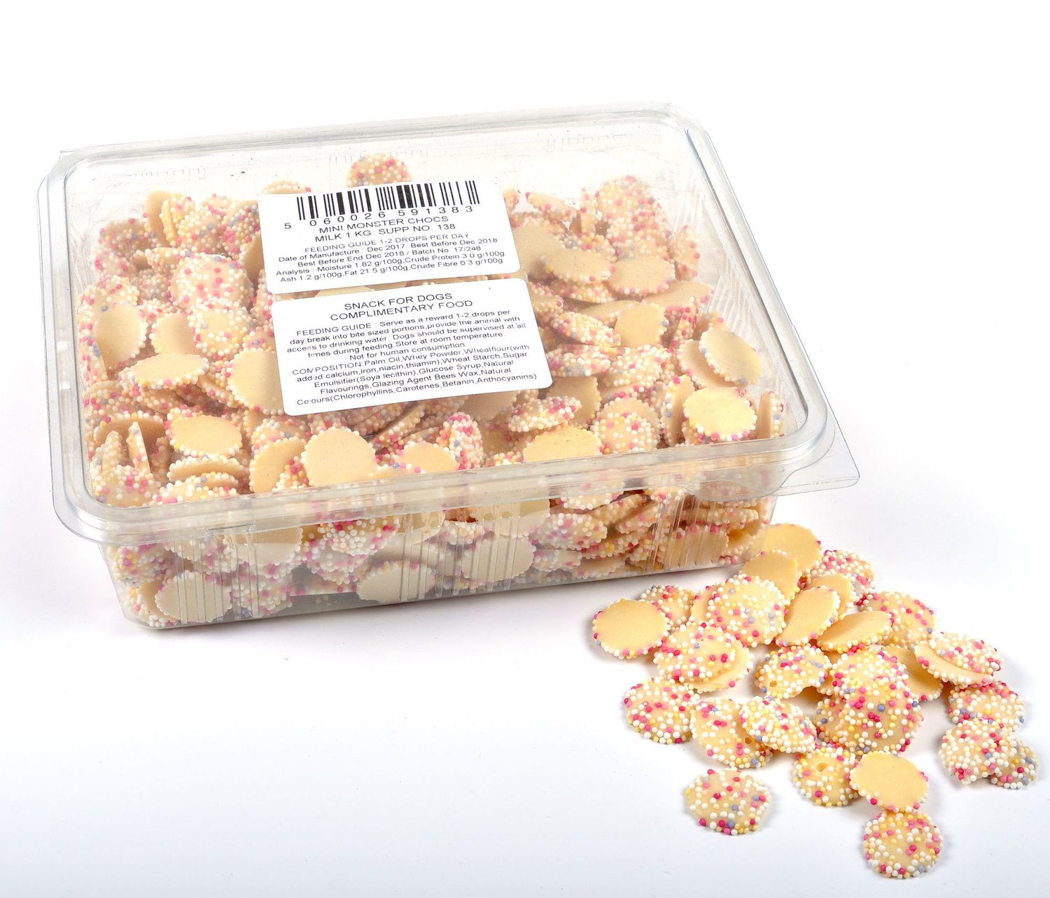  Mini Monster Chocs Milk Chocolate For Dogs 1kg