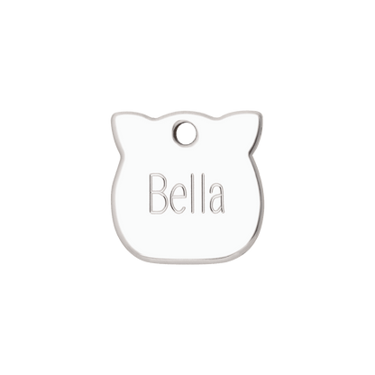  Red Dingo Stainless Steel Engraved Cat Tag Cat