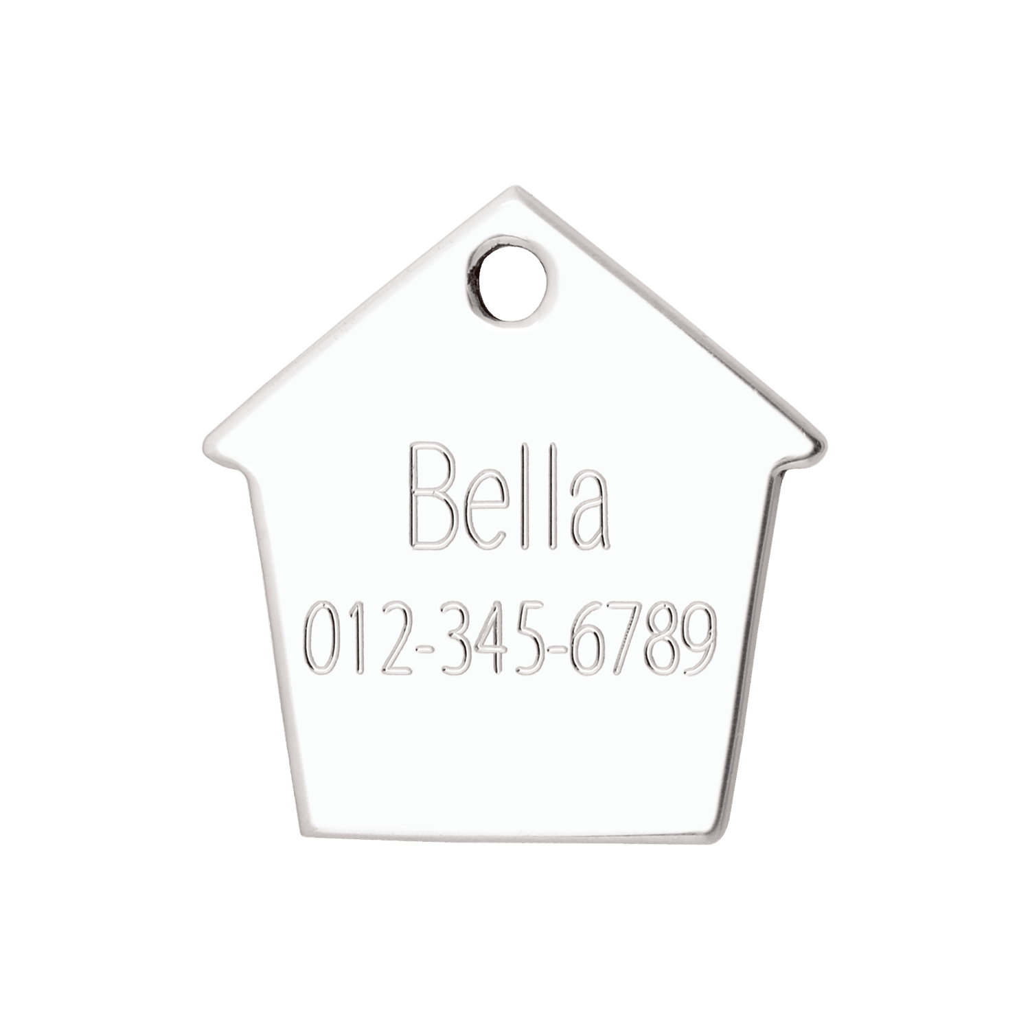  Red Dingo Stainless Steel Engraved Dog Tag Dog House