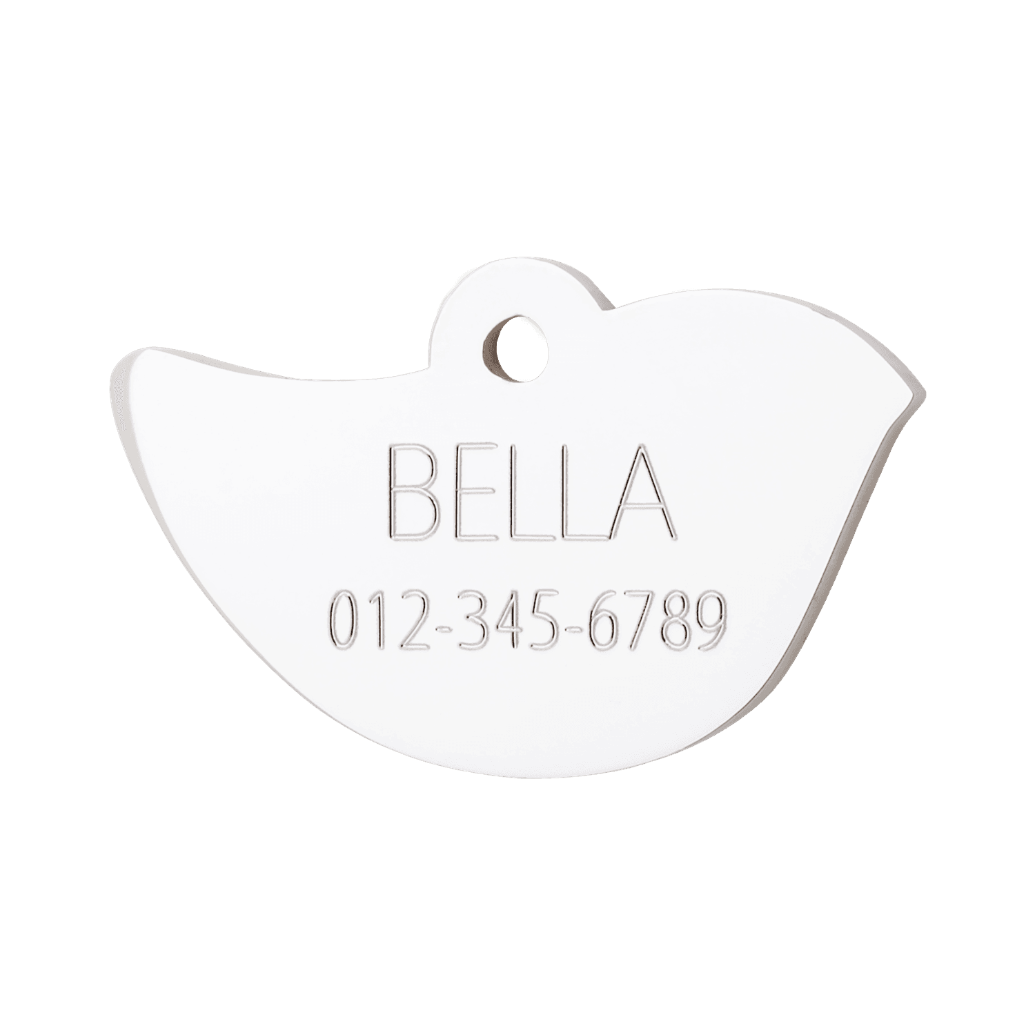  Red Dingo Diamante Engraved Dog Tag Bird