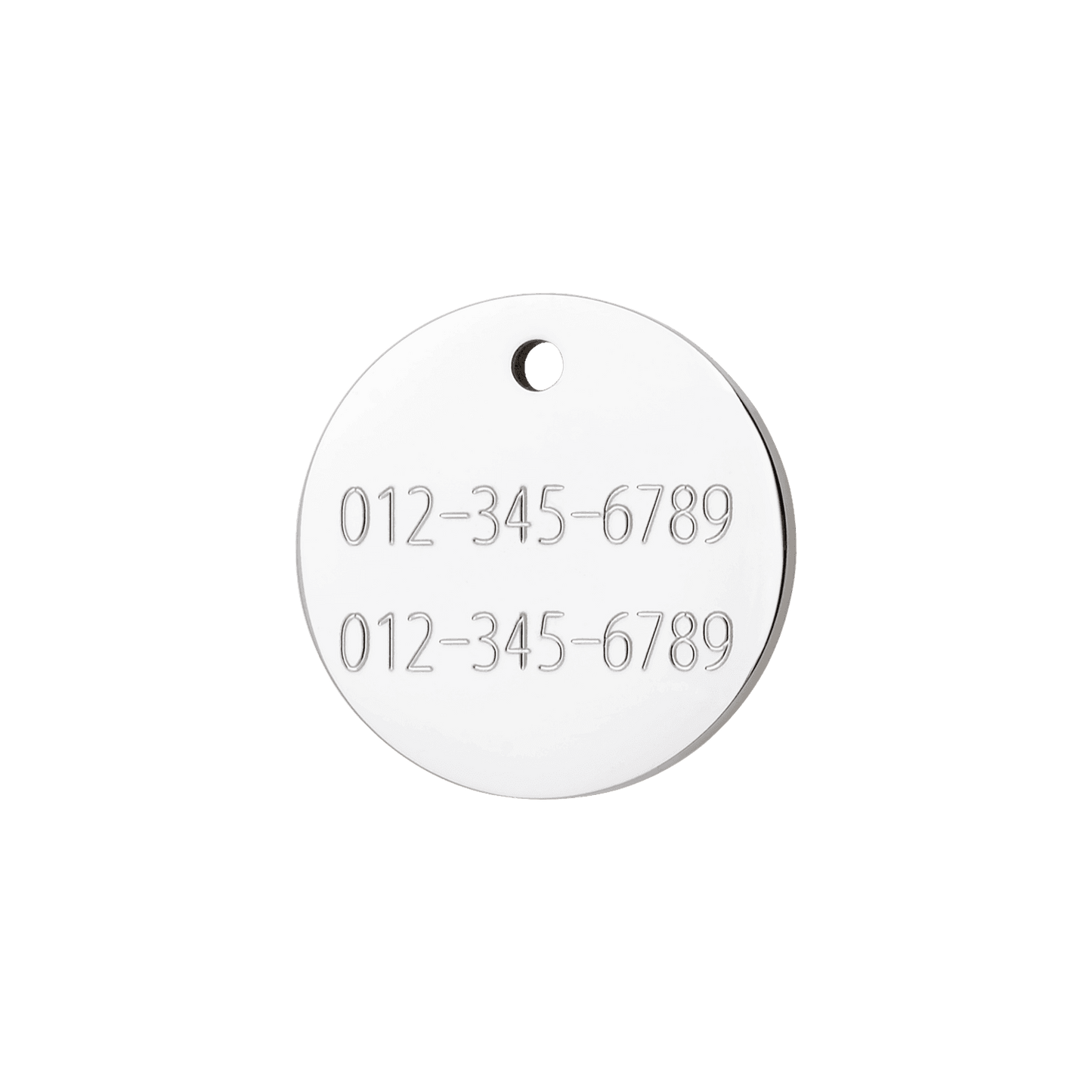  Red Dingo Diamante Paw Engraved Dog Tag Circle