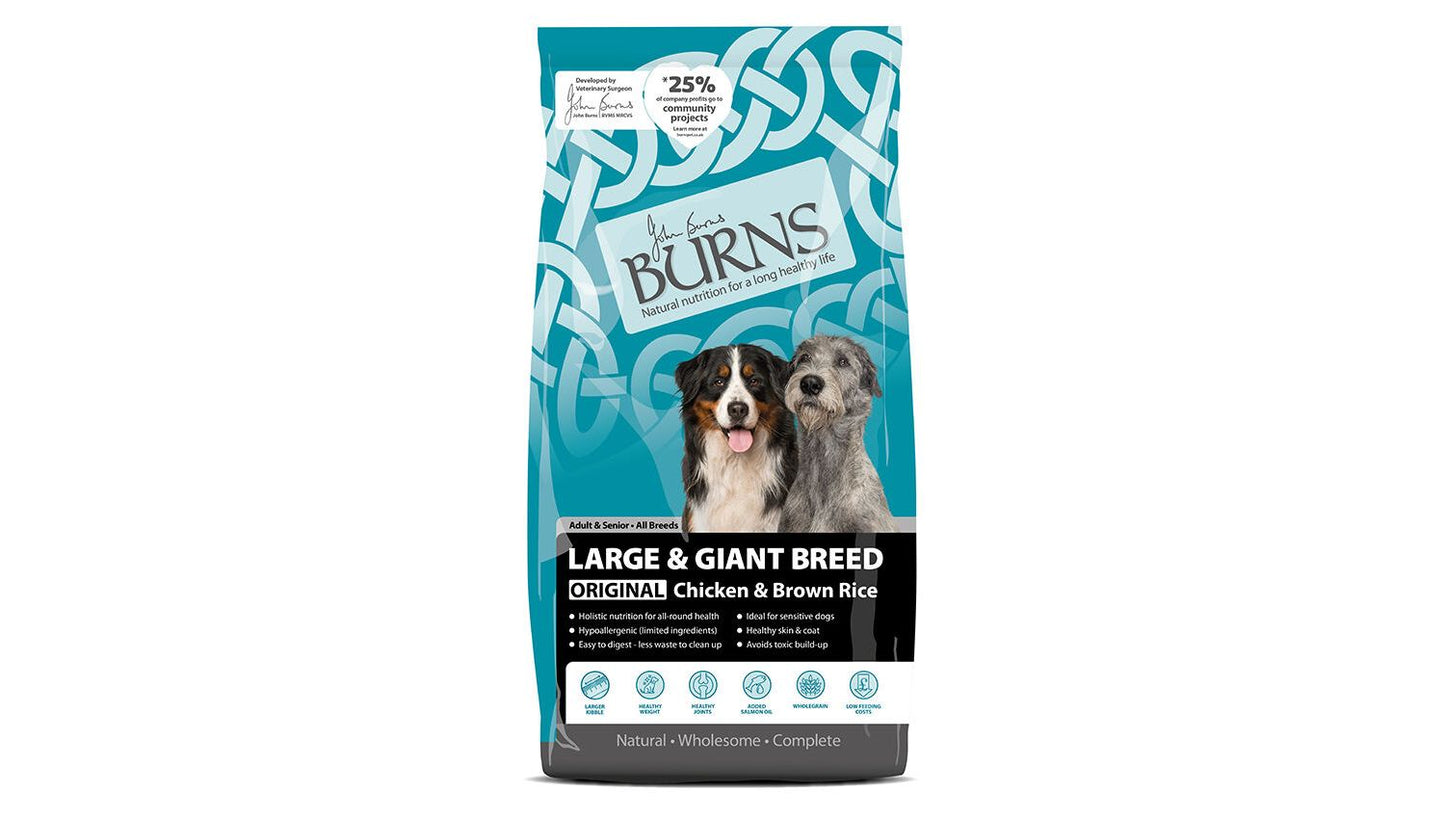  Burns Adult Large/Giant Breed Chicken And Brown Rice 12kg