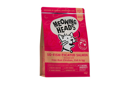 Meowing Heads So-fish-ticated Salmon Dry Cat Food