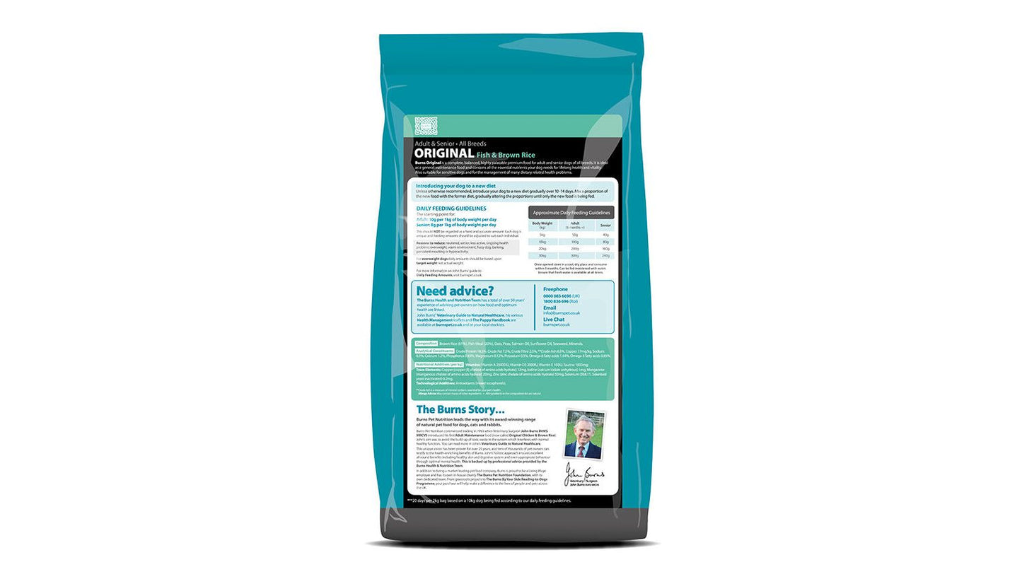  Burns Original Adult/Senior Fish & Brown Rice