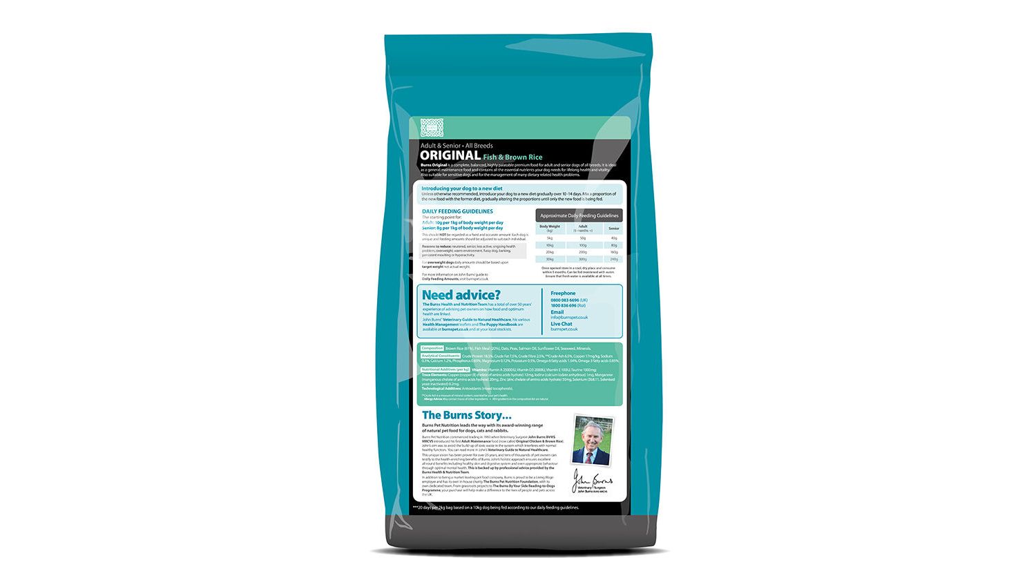  Burns Original Adult/Senior Fish & Brown Rice