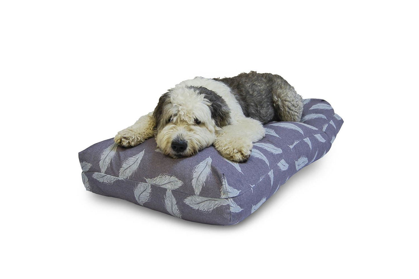  Danish Design Retreat Eco-Wellness Feather Grey/Duck Egg Memory Foam Dog Bed