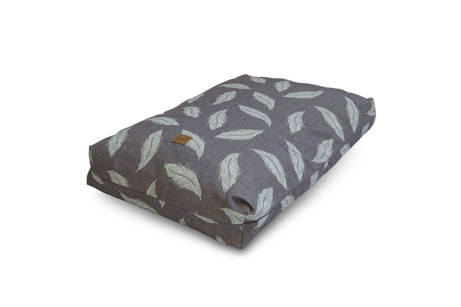  Danish Design Retreat Eco-Wellness Feather Grey/Duck Egg Memory Foam Dog Bed