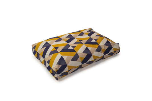  Danish Design Retreat Eco-Wellness Geometric Memory Foam Dog Bed