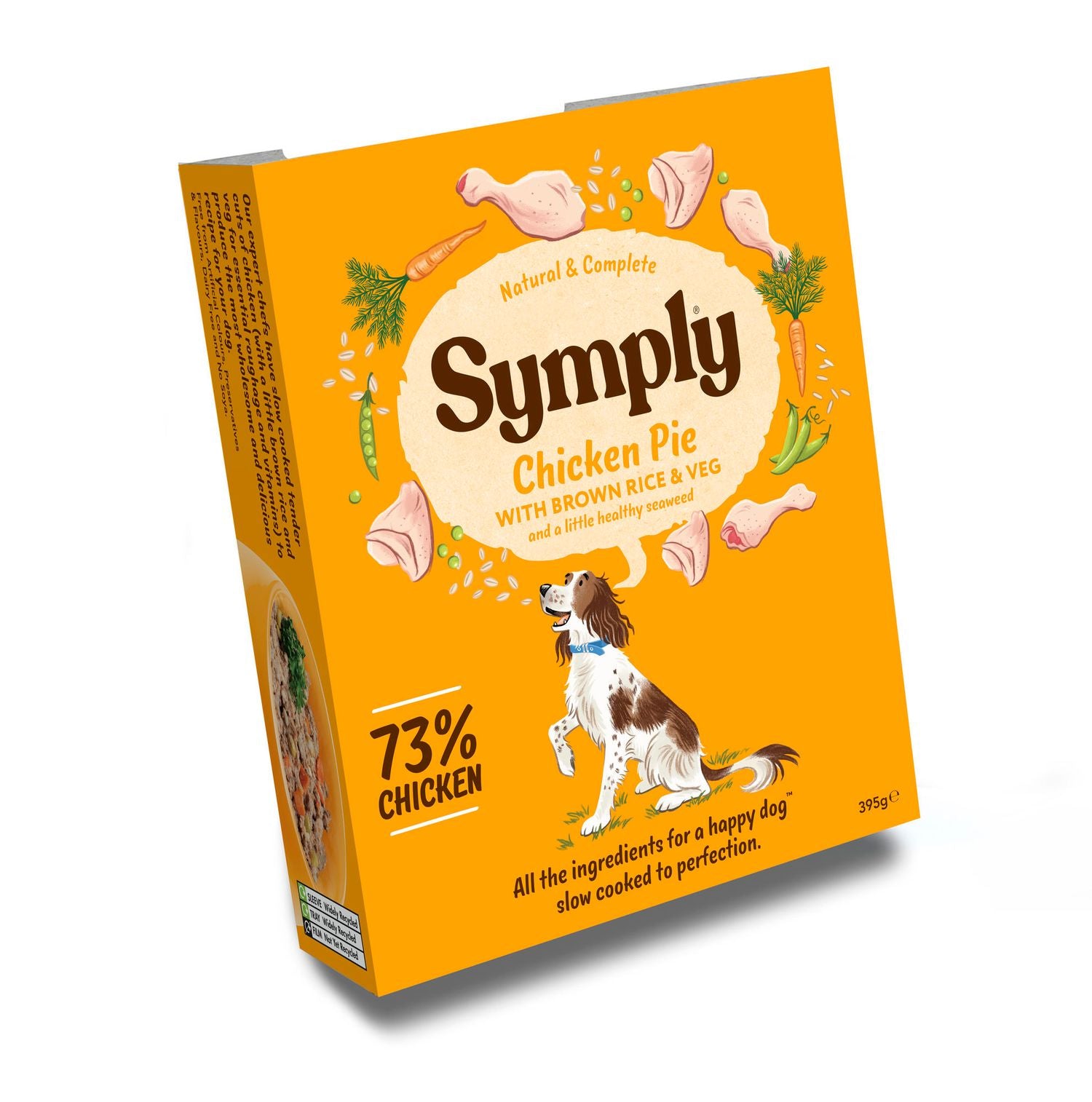  Symply Adult Chicken Pie, Brown Rice & Vegetable Wet Dog Food