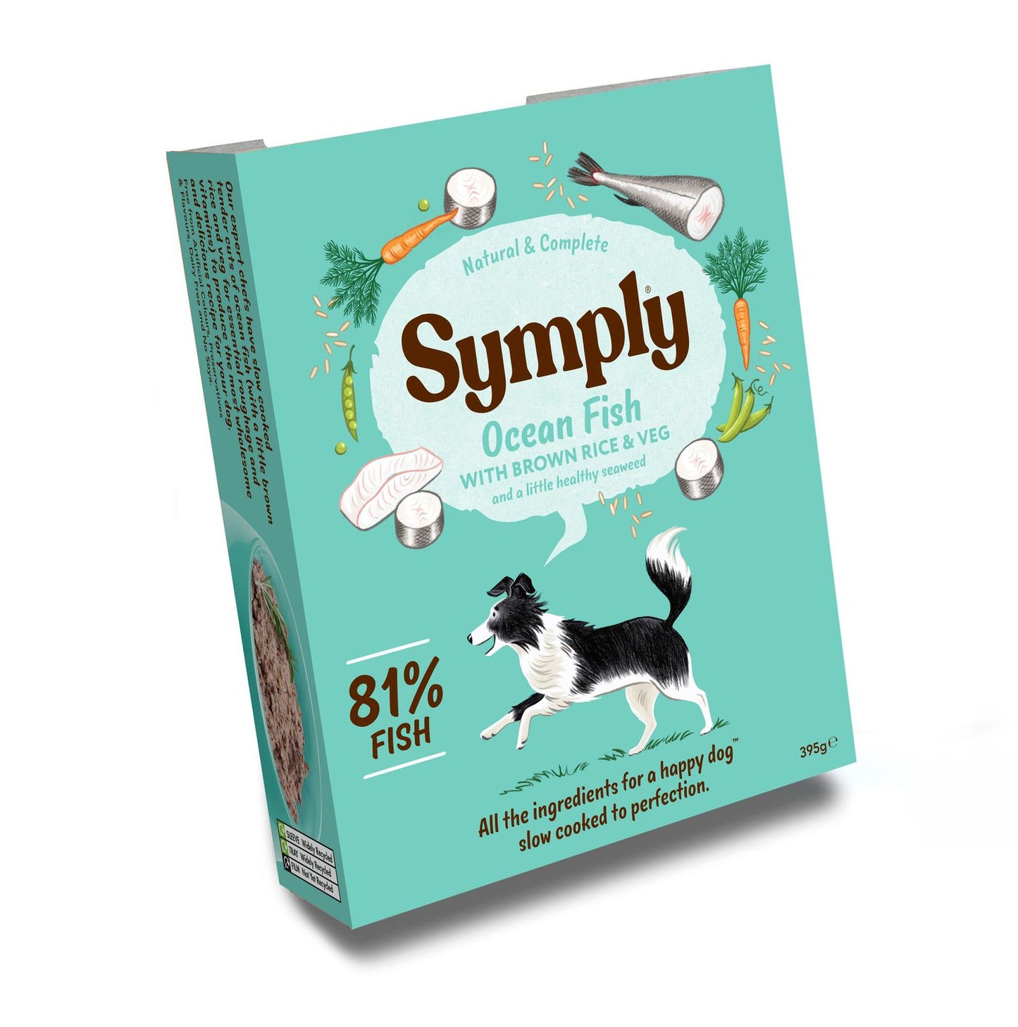  Symply Adult Ocean Fish With Brown Rice & Veg Wet Dog Food