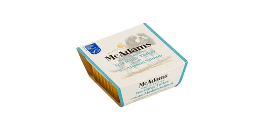  McAdams Whole British Free Range Turkey & MSC Alaskan Salmon Wet Dog Food