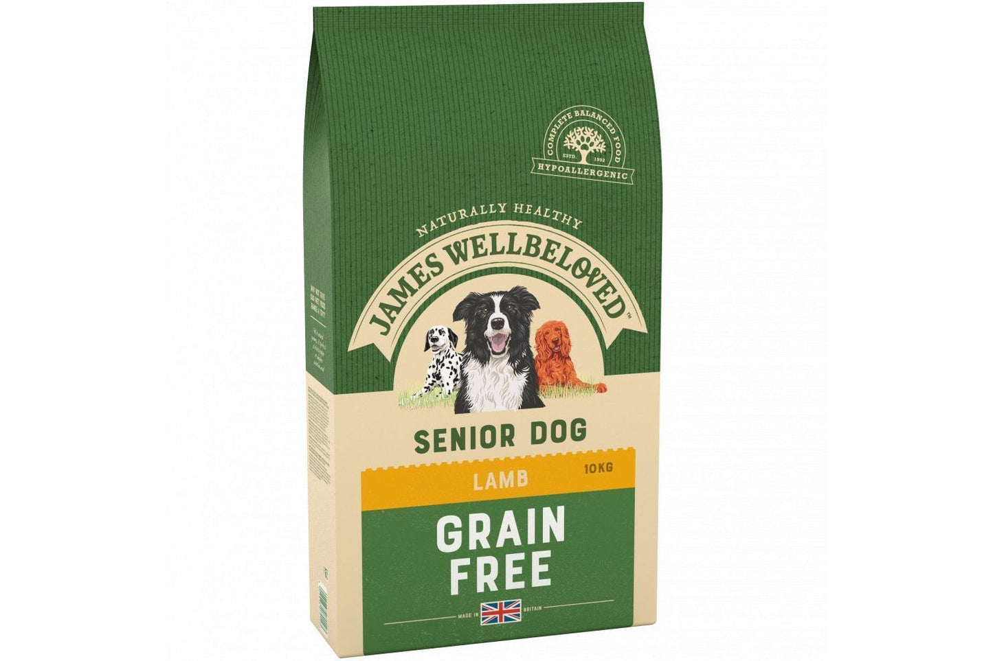  James Wellbeloved Grain Free Lamb & Vegetables Senior Dog Food