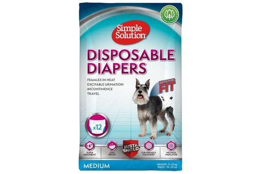  Simple Solution Dog Disposable Diapers / Sanitary Pants