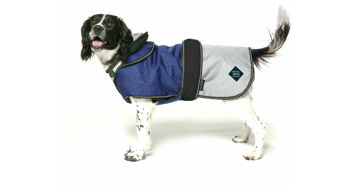  Battersea 2 In 1 Waterproof Dog Coat Blue