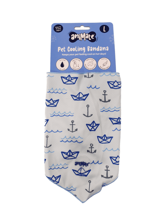  Animate Pet Cooling Bandana - Anchor