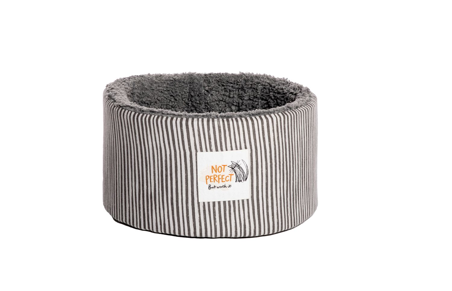  Battersea Snuggly Stripes Cat Cosy Bed