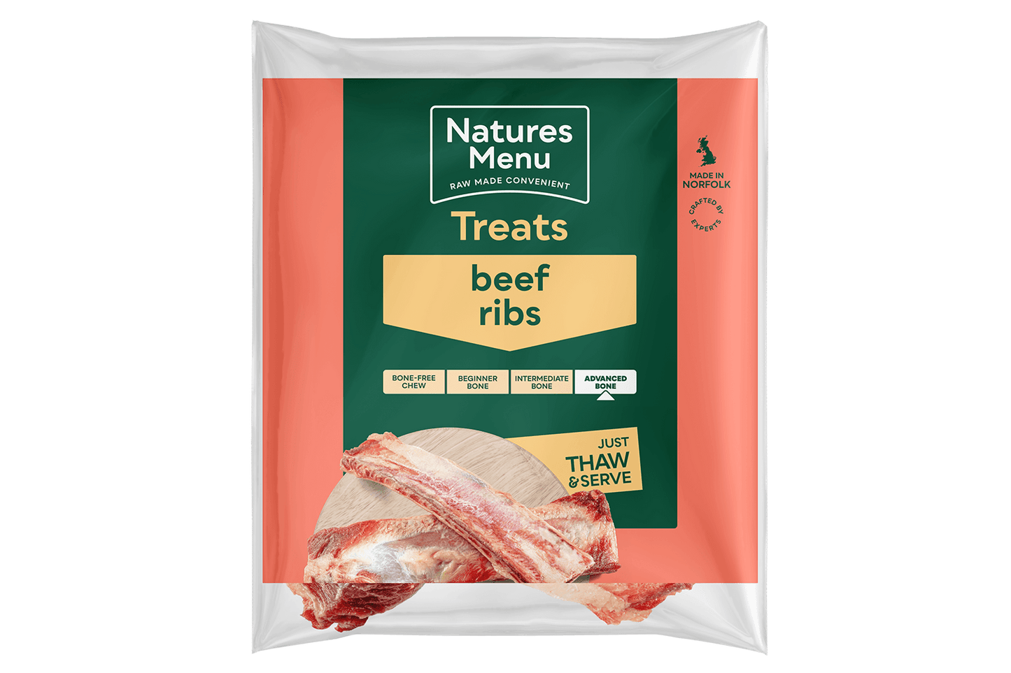 Natures Menu Beef Rib Natural Raw Dog Treats