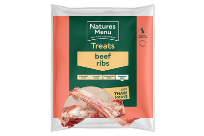  Natures Menu Beef Rib Natural Raw Dog Treats