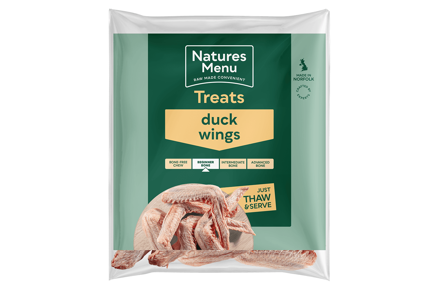  Natures Menu Duck Wings Natural Raw Dog Treat