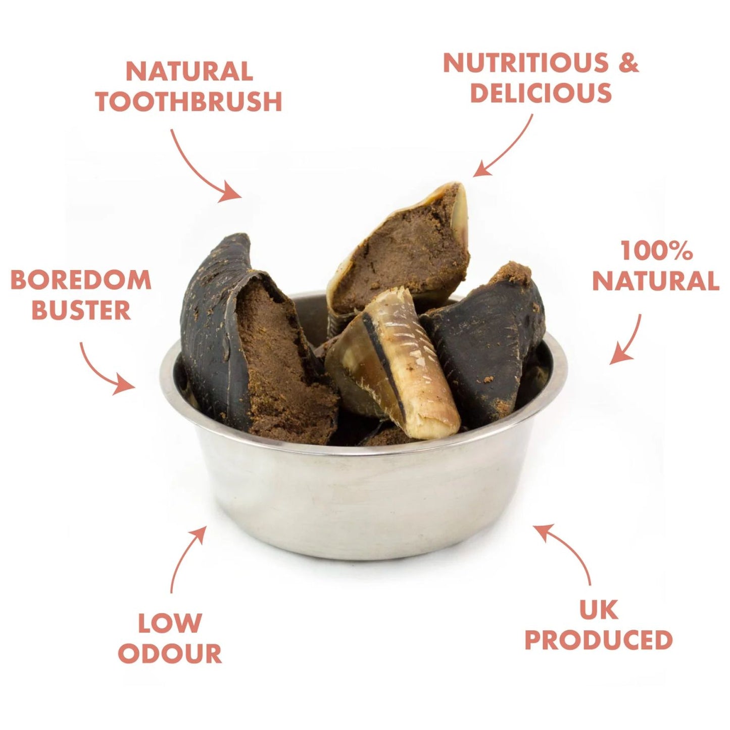  T Forrest Meat Filled Hooves - 20 Pack