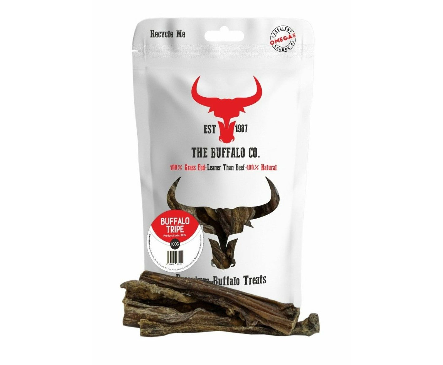 Buffalo Tripe Sticks 6"