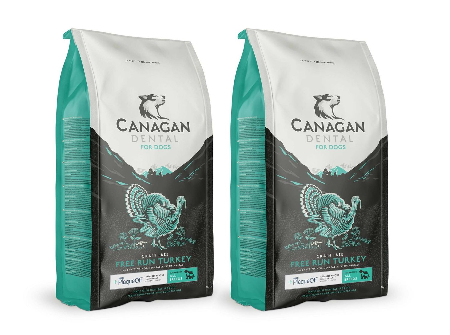  Canagan Dental Grain Free Free Run Turkey Grain Free Dry Dog Food