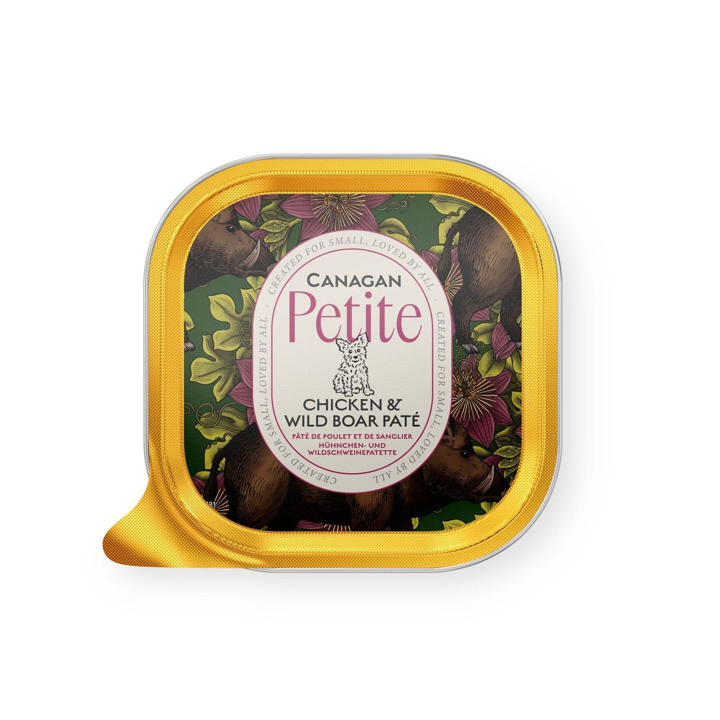 Canagan Petite Chicken & Wild Boar Pate For Dogs