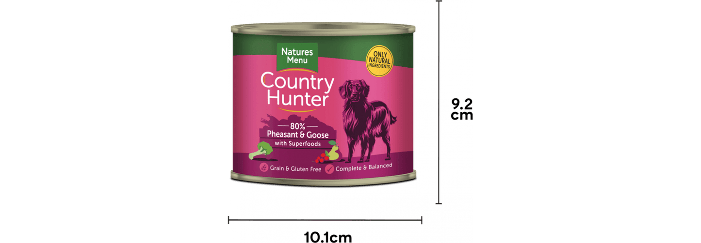  Country Hunter Pheasant & Goose Wet Dog Food Can