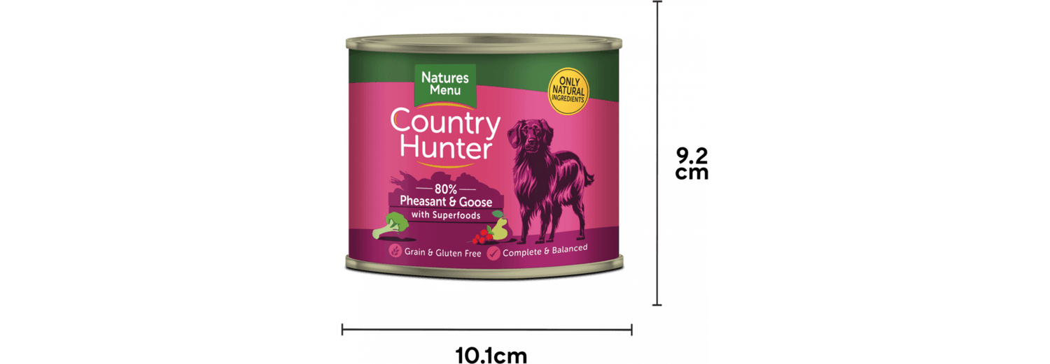  Country Hunter Pheasant & Goose Wet Dog Food Can