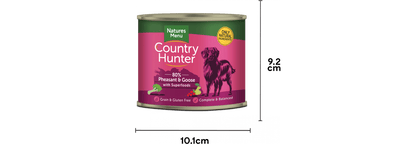  Country Hunter Pheasant & Goose Wet Dog Food Can