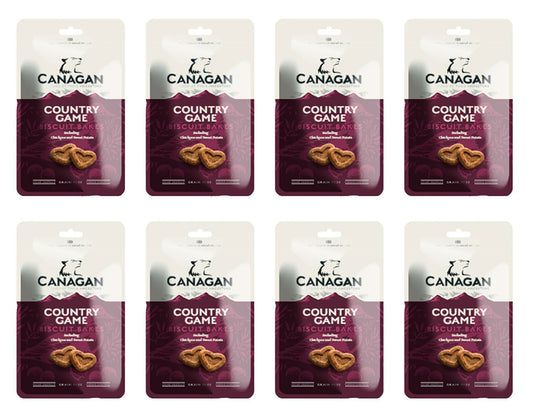  8 X 150g Canagan Country Game Biscuit Bakes Dog Treats