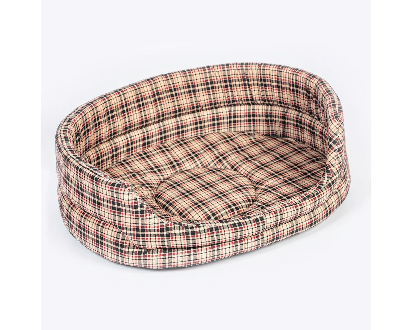  Danish Design Classic Check Cream Slumber Dog Bed
