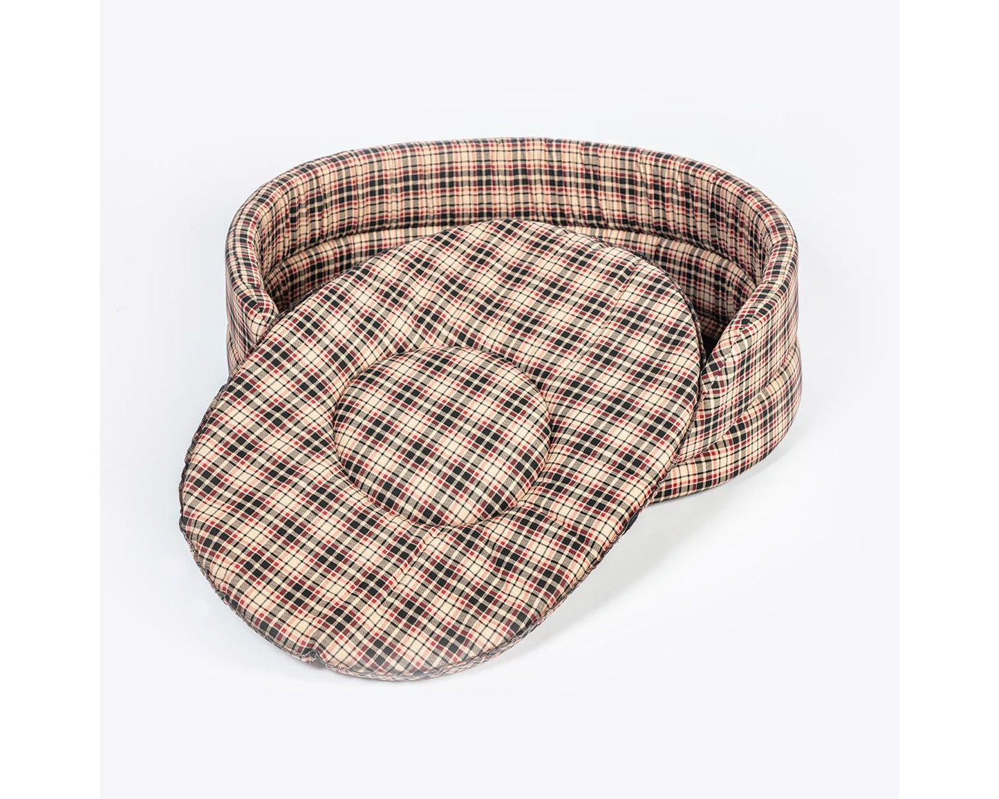  Danish Design Classic Check Cream Slumber Dog Bed
