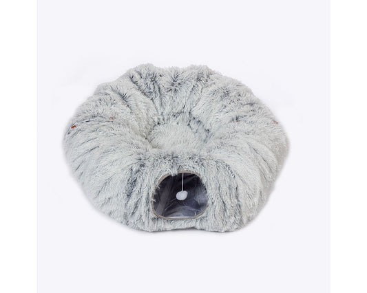 Danish Design Cat Tunnel Fur Grey