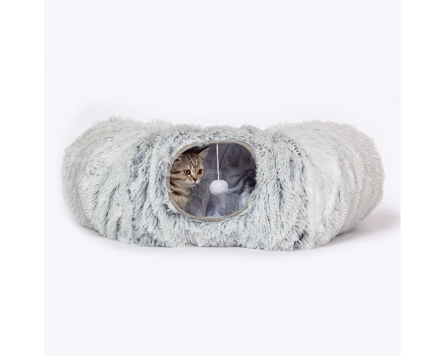  Danish Design Cat Tunnel Fur Grey