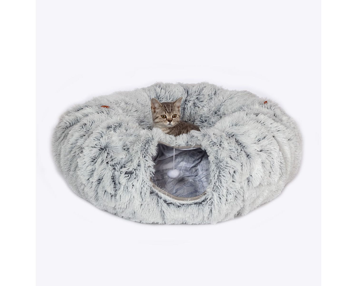  Danish Design Cat Tunnel Fur Grey