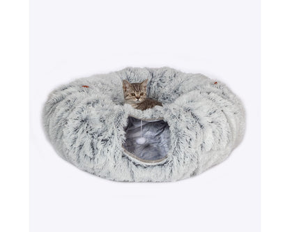  Danish Design Cat Tunnel Fur Grey