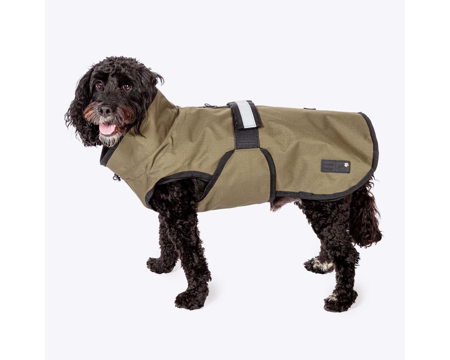 Danish Design 3-In-1 Dog Coat Olive