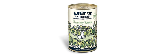  6 X Lily's Kitchen Dog Food Wet Can Recovery Recipe 400g
