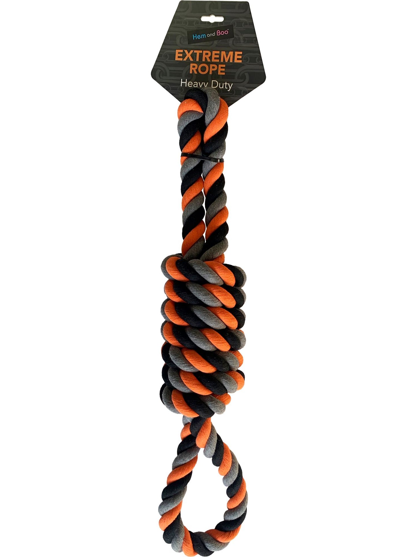  Hem & Boo Extreme Rope Double Loop Heavy Duty Dog Toy
