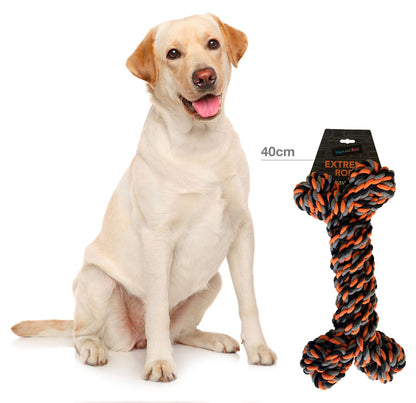  Hem & Boo Extreme Rope Bone Heavy Duty Dog Toy