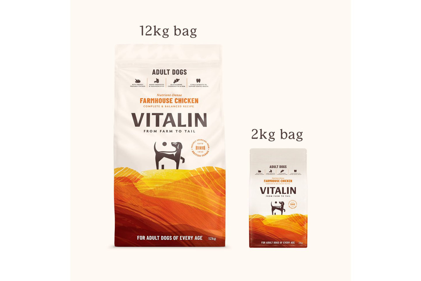  Vitalin Adult Farmhouse Chicken Dog Food