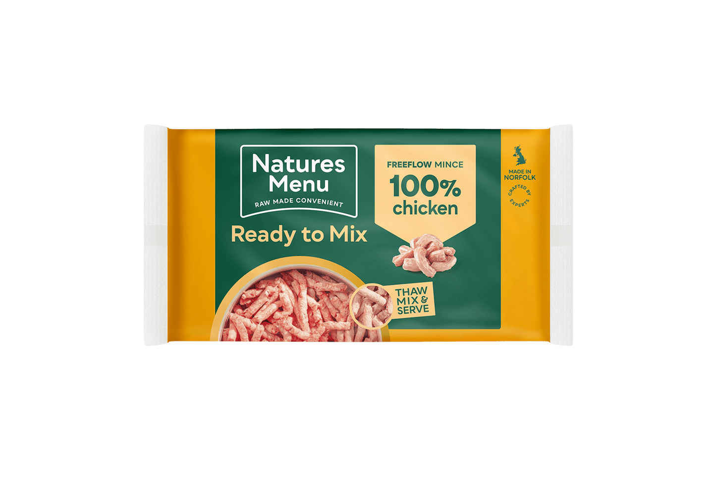  Natures Menu Free Flow Raw Chicken Mince For Dogs