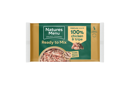  Natures Menu Free Flow Chicken & Tripe Raw Mince For Dogs
