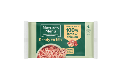  Natures Menu Free Flow Chicken & Lamb Raw Mince For Dogs