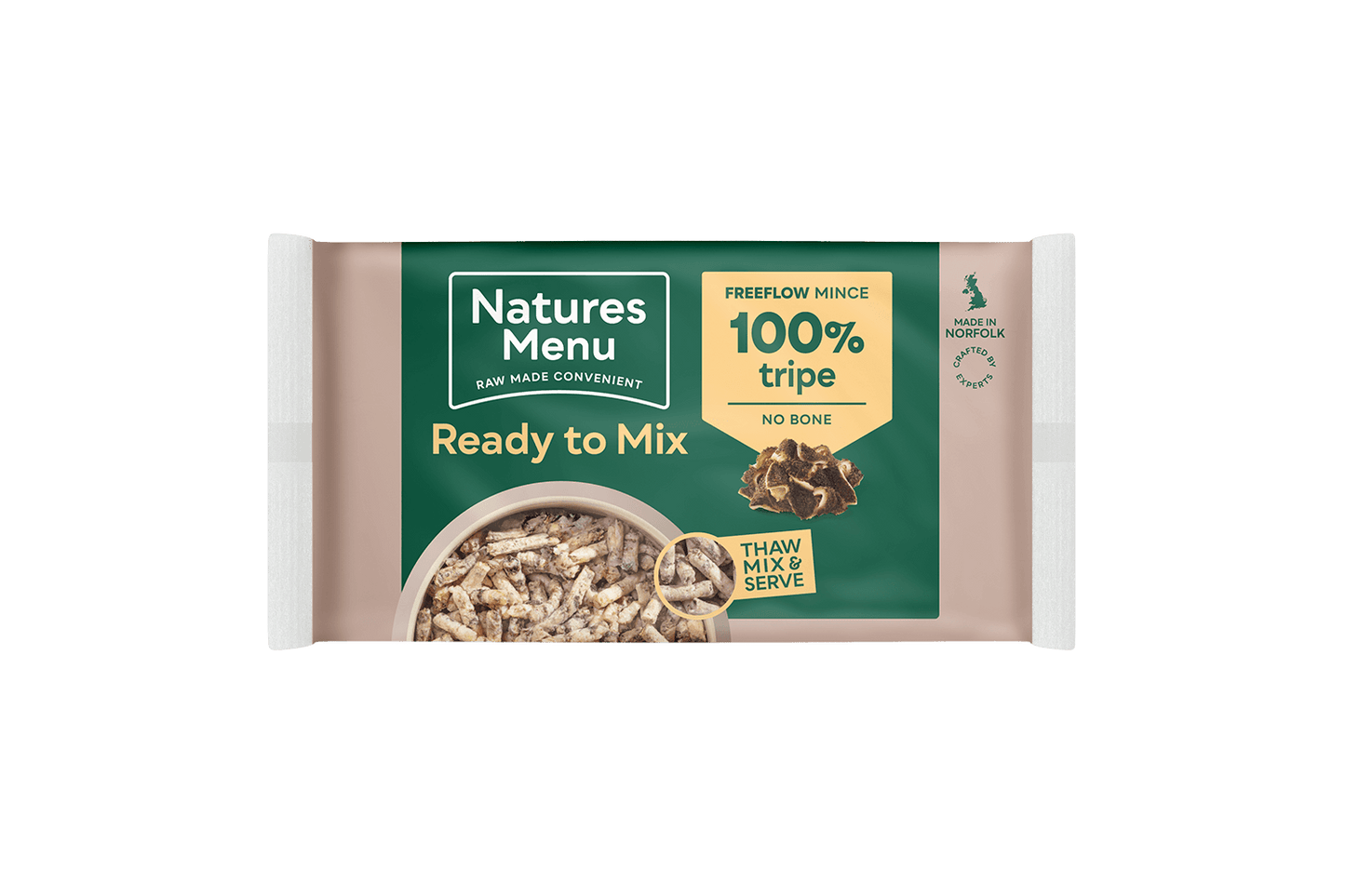  Natures Menu Free Flow Tripe Raw Mince For Dogs