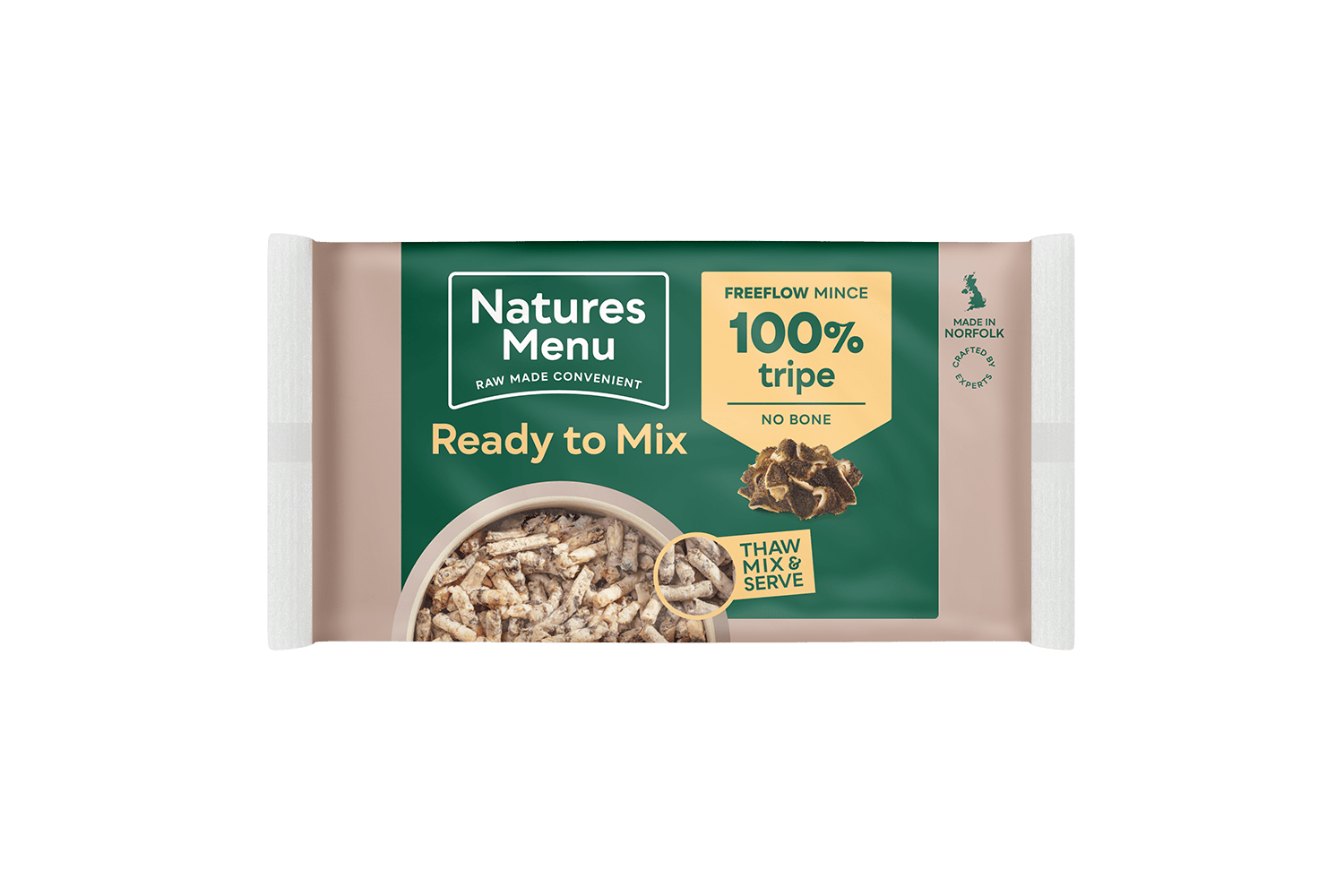  Natures Menu Free Flow Tripe Raw Mince For Dogs